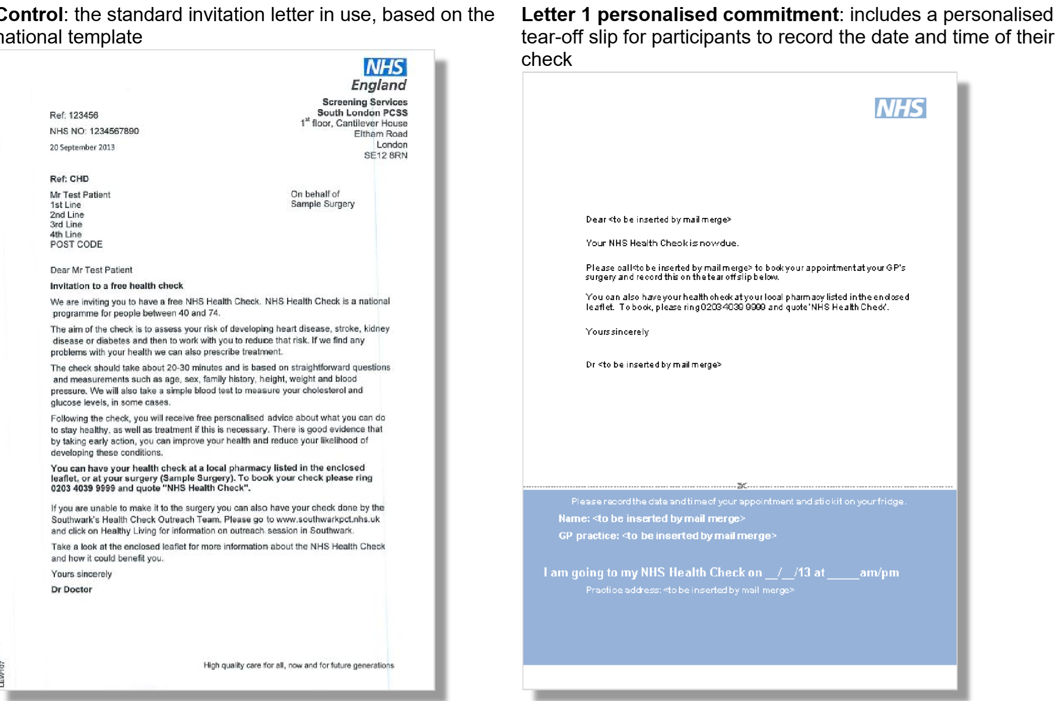 Appointment Recall Letter Template Collection